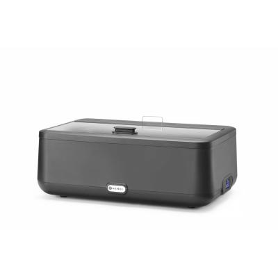 Chafing dish UNIQ, HENDI, designed by Robert Bronwasser, GN 1/1, Černá, 230V/700W, 607x402x(H)245mm | 470411